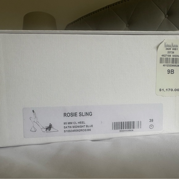 AMINA MUADDI ROSIE CRYSTAL BOW SLING - Picture 8 of 8